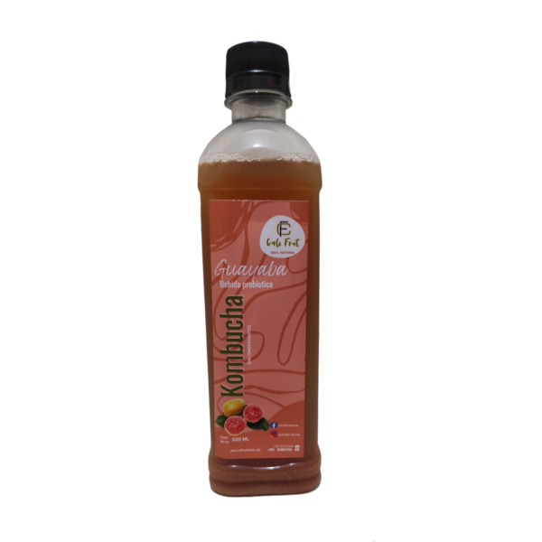 Kombucha Guayaba 500ml. artesanal sin conservantes